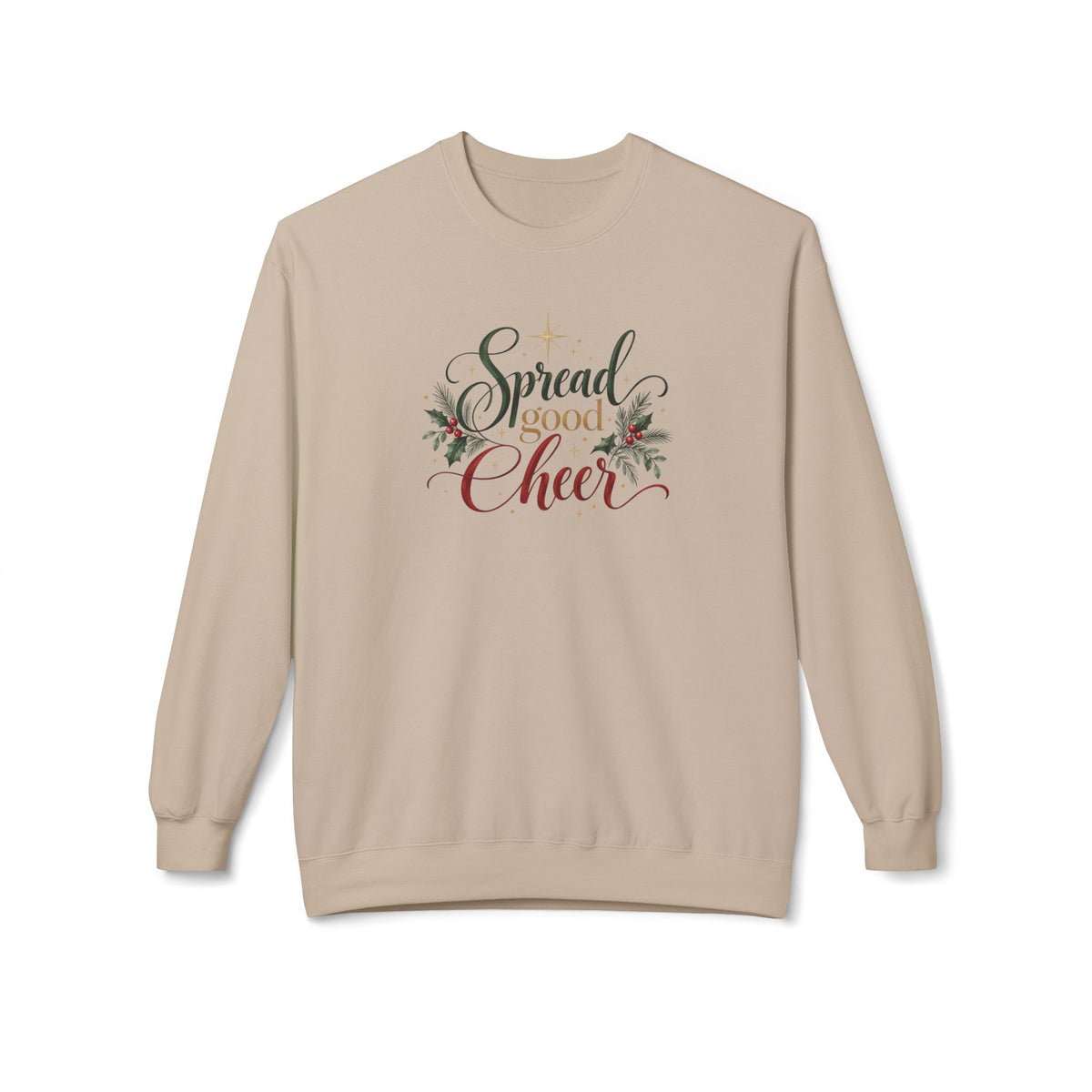 Spread Good Cheer - Christmas Midweight Fleece Sweatshirt, S - 4XL