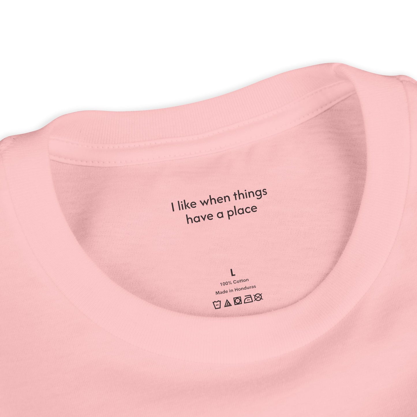 Youth Tee — "Putting Things in Order Helps Me Feel Calm" Cute Hedgehog Kids Shirt