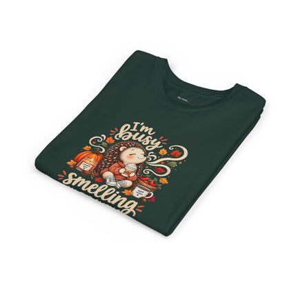 Fall Youth Tee — I'm Busy Smelling all the Smells