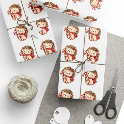 Christmas Wrapping Paper – Candycane Hugs Pattern 30" X 36"