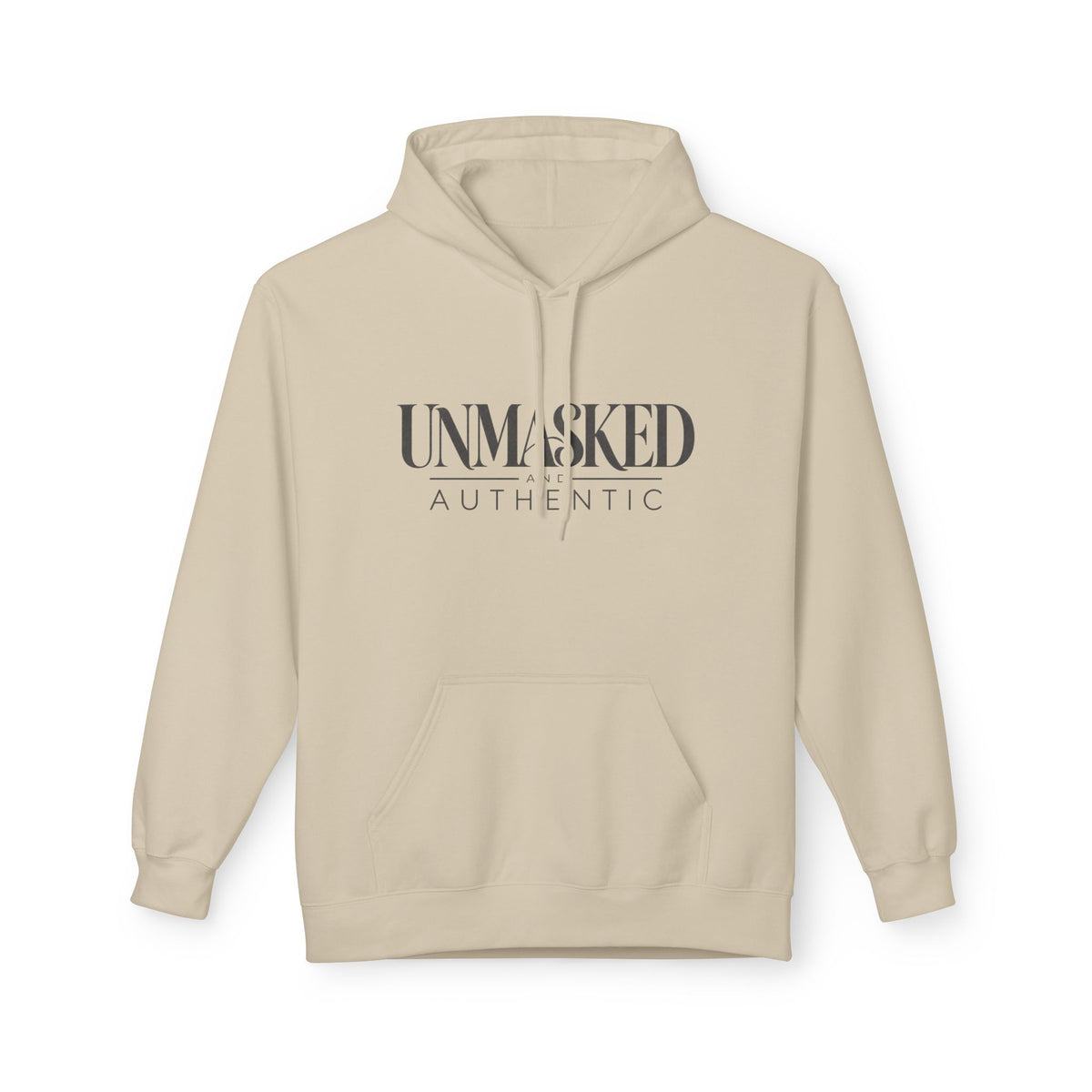 UNMASKED Hoodie — Midweight Unisex Fleece Pullover