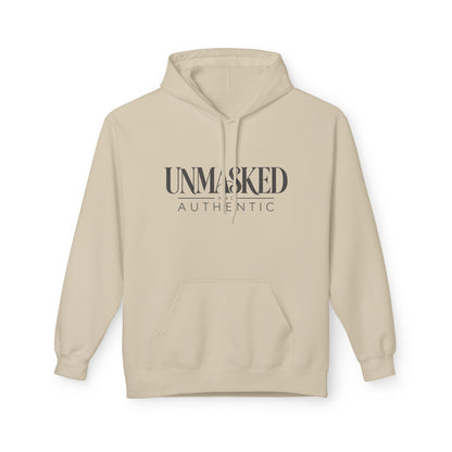 UNMASKED Hoodie — Midweight Unisex Fleece Pullover