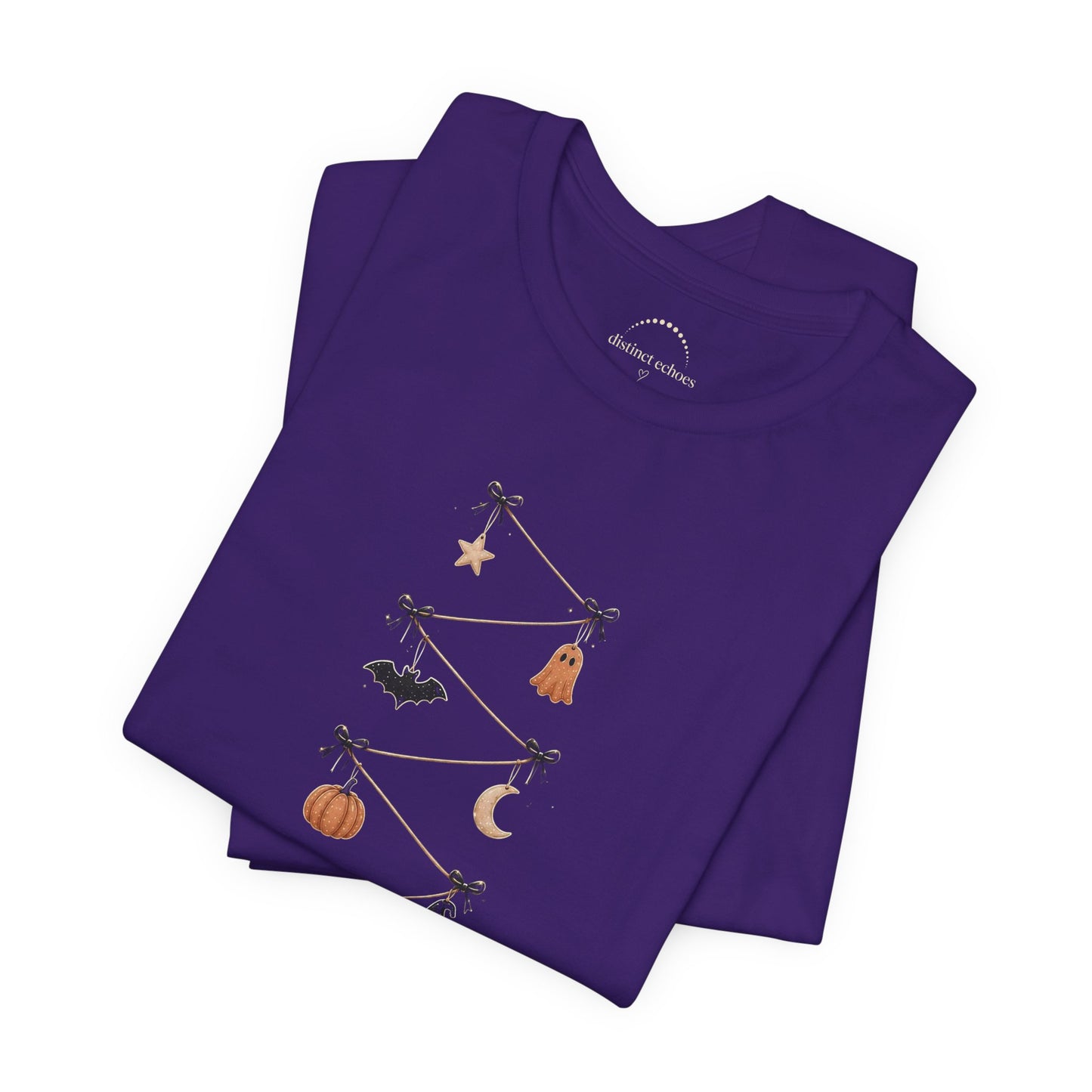 Halloween Garland Tee — Mini Charms Elevated Graphic T-Shirt