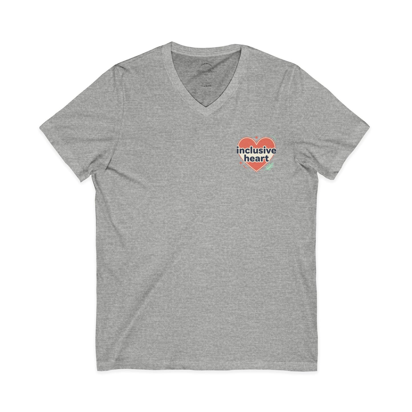 Inclusive Heart V-Neck T-shirt