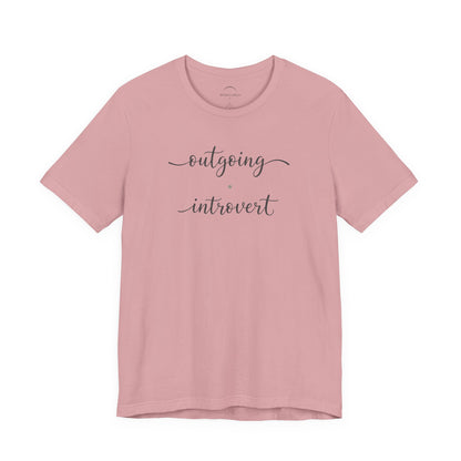 Outgoing Introvert T-Shirt — Fun Introvert Graphic Tee