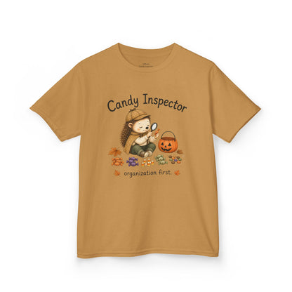 Youth T-Shirt — "Candy Inspector" Halloween Trick-or-Treat Shirt