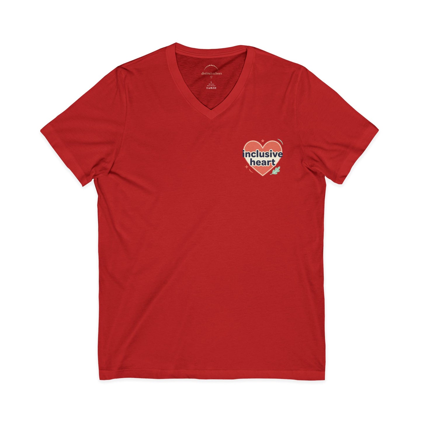 Inclusive Heart V-Neck T-shirt