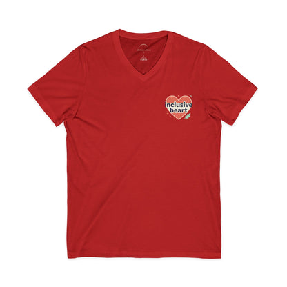 Inclusive Heart V-Neck T-shirt