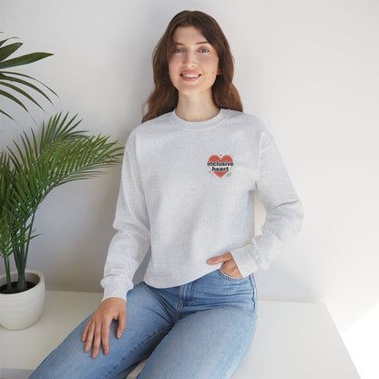 Inclusive Heart Crewneck Pullover