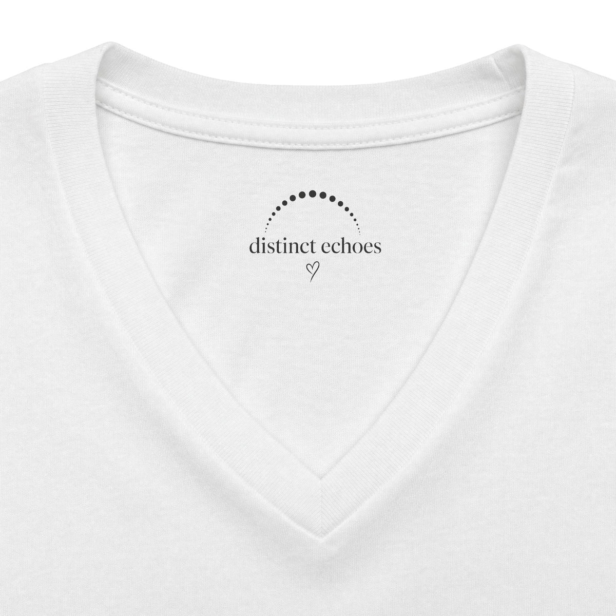 ASL Alphabet V-Neck Tee — Women's Sign Language Graphic T-Shirt  "Fall is for Everyone"