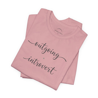 Outgoing Introvert T-Shirt — Fun Introvert Graphic Tee