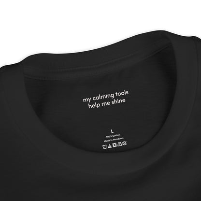 Youth Tee — "Squeezes help me with big feelings" Cute Hedgehog Emotional Support Shirt