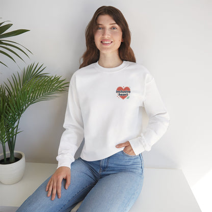 Inclusive Heart Crewneck Pullover