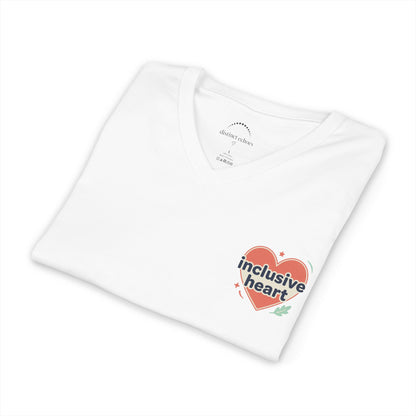 Inclusive Heart V-Neck T-shirt