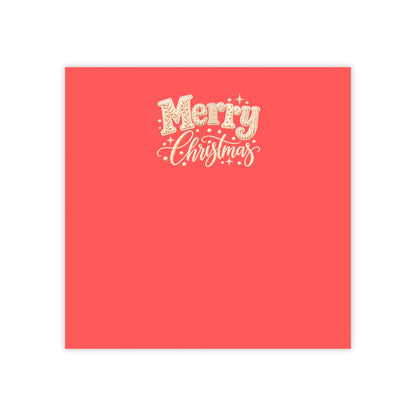 Merry Christmas Post-it® Note Pad 4" x 4"