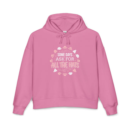 Graphic Women's Hoodie - Some Days ask for All the Hats