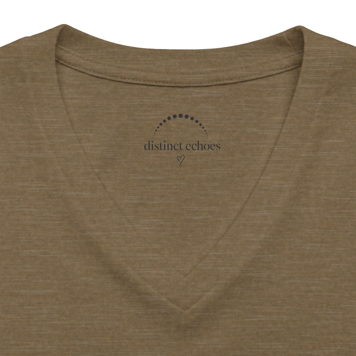 Women's Fall V-Neck Tee - "Falling into My Cozy Era" Faux Embroidery