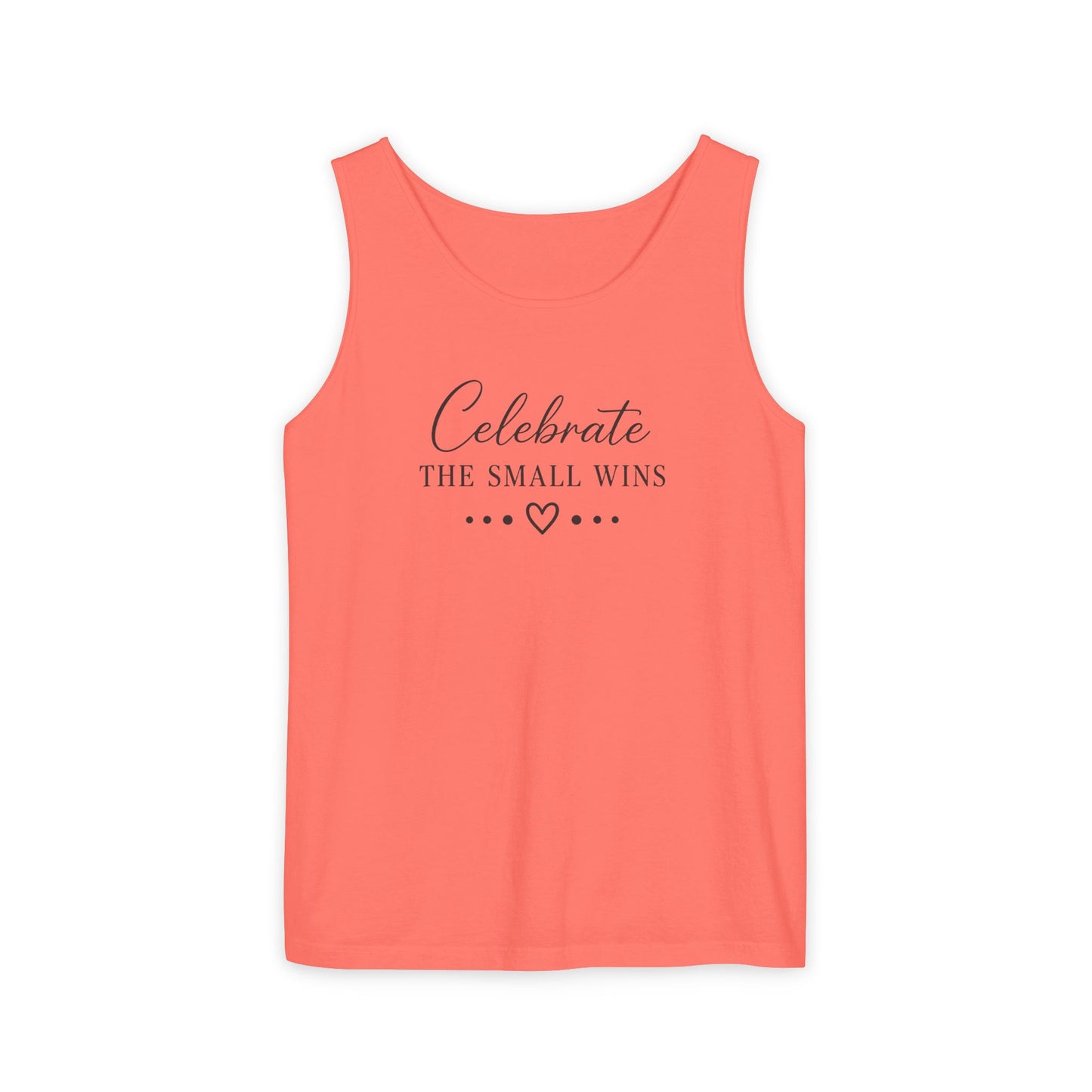 Celebrate the Small Wins Tank Top — Inspirational Graphic Tank