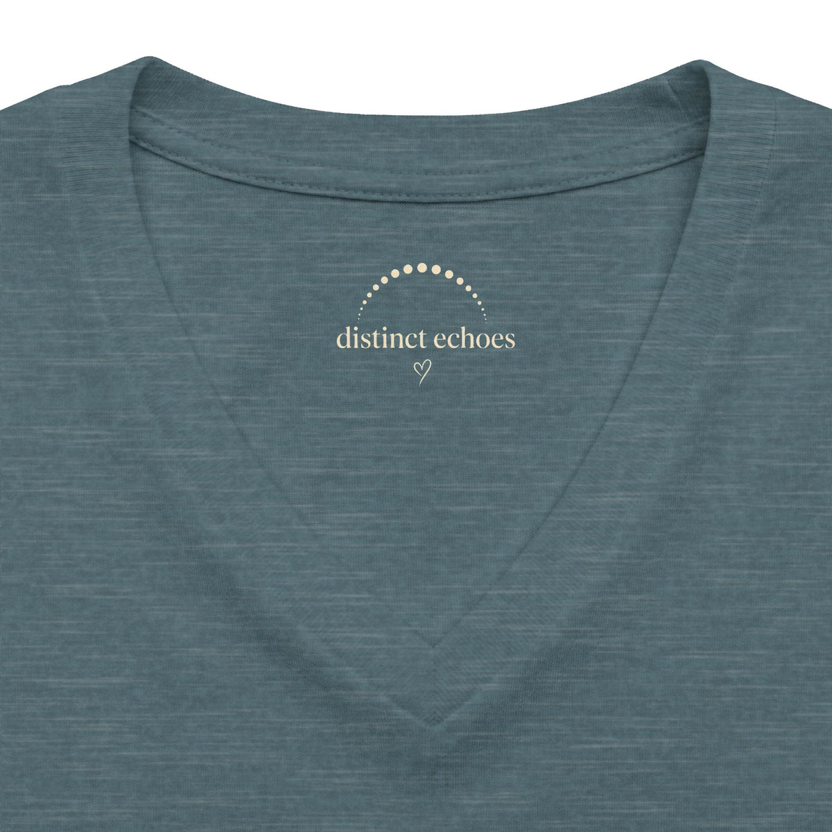 "Fall Is For Everyone"  Faux - Embroidery - Women's V-Neck Tee