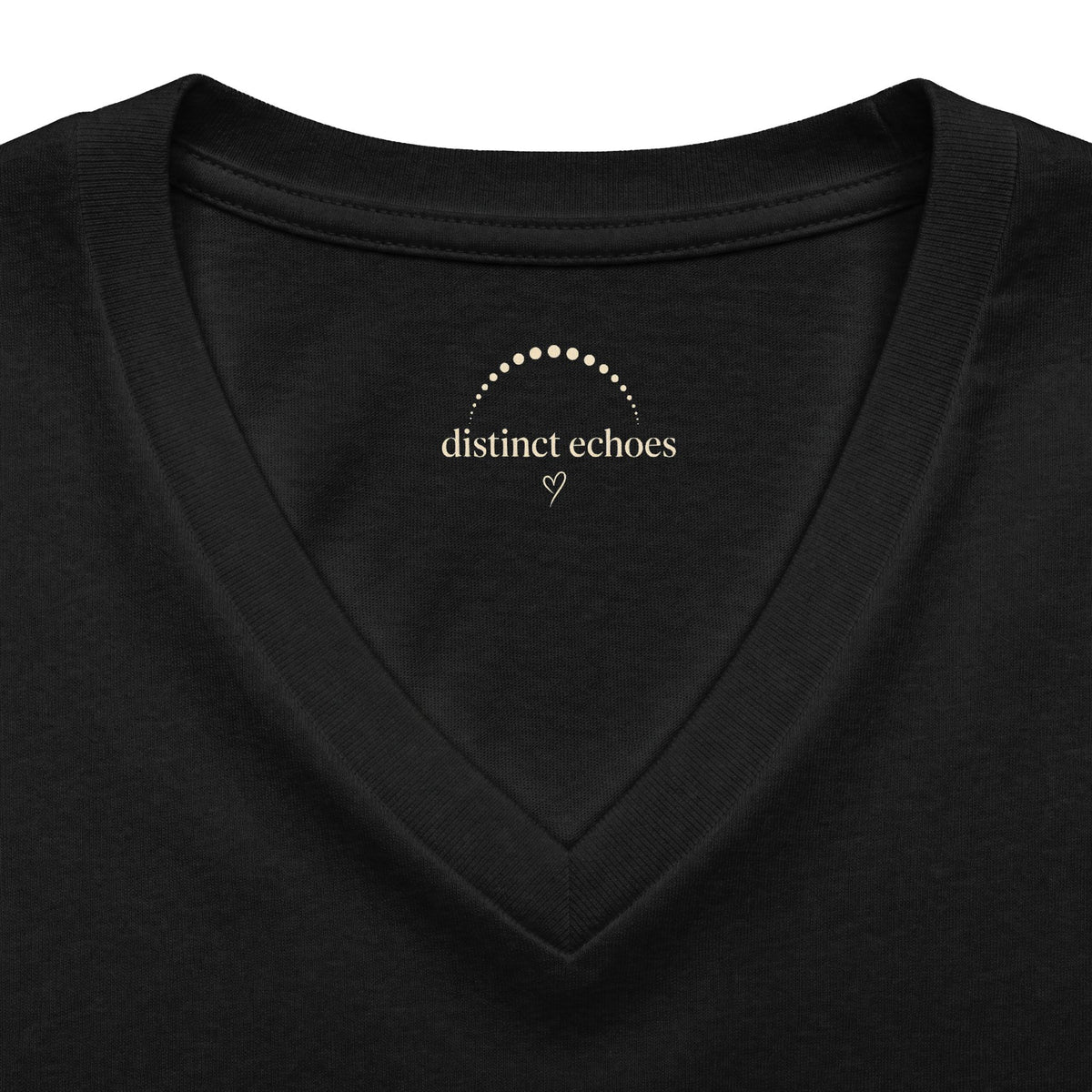 Women's Fall V-Neck Tee - "Falling into My Cozy Era" Faux Embroidery