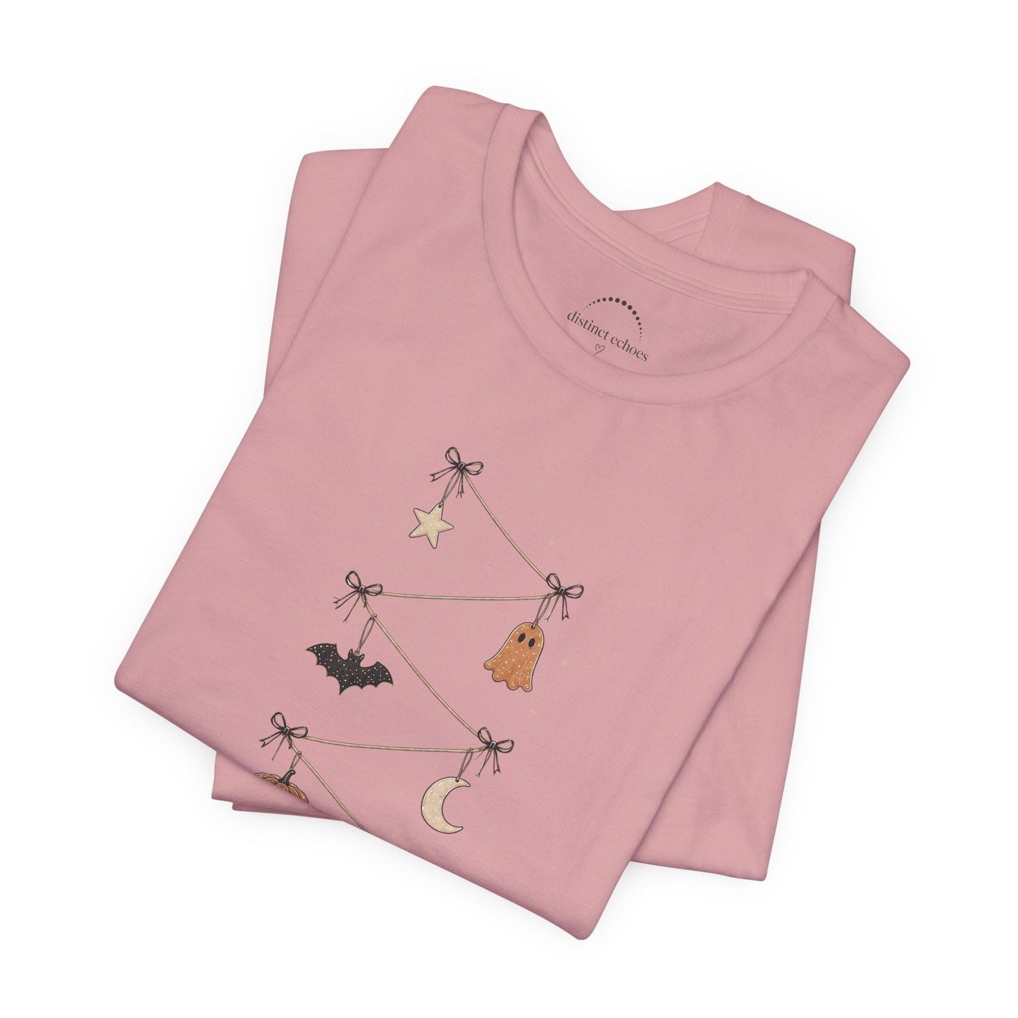 Halloween Garland Tee — Mini Charms Elevated Graphic T-Shirt