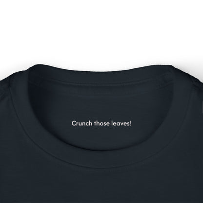Toddler Long Sleeve Tee — "Fall Leaves Make Me Happy" Cute Autumn Hedgehog