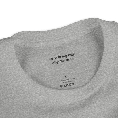 Youth Tee — "Squeezes help me with big feelings" Cute Hedgehog Emotional Support Shirt