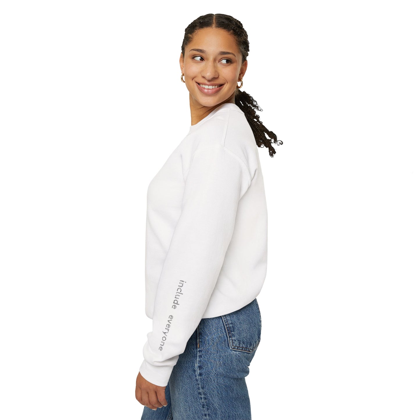 Inclusive Heart Crewneck Pullover