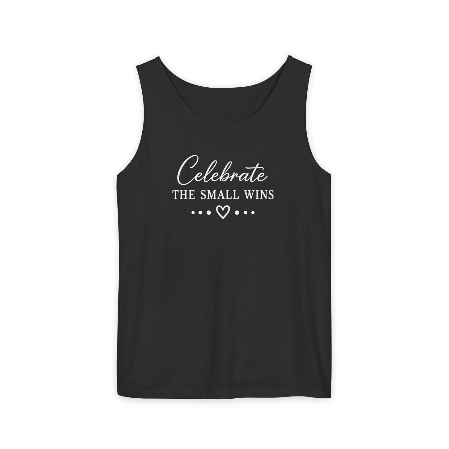 Celebrate the Small Wins Tank Top — Inspirational Graphic Tank