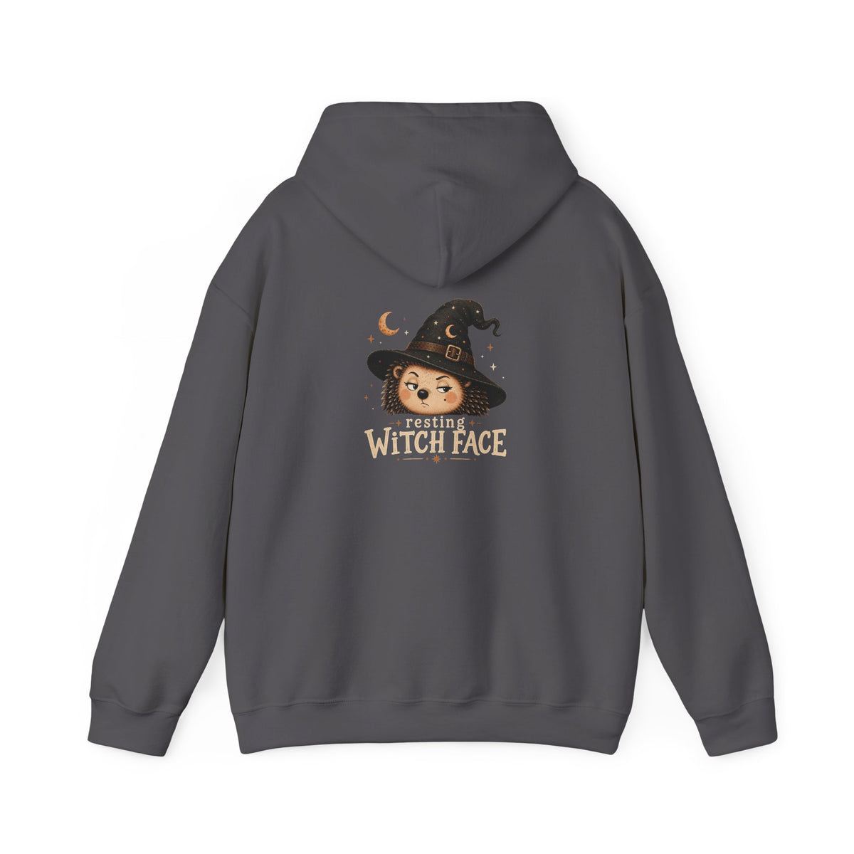 Halloween Hoodie - "Resting Witch Face" Funny Fall Graphic Comfort