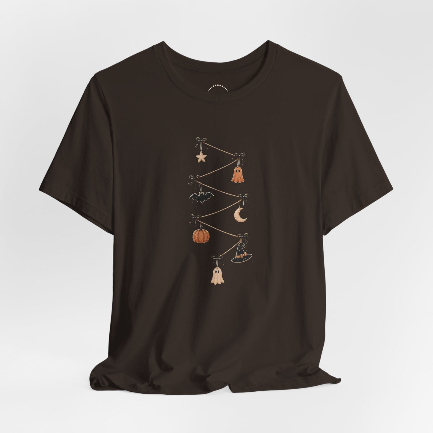 Halloween Garland Tee — Mini Charms Elevated Graphic T-Shirt