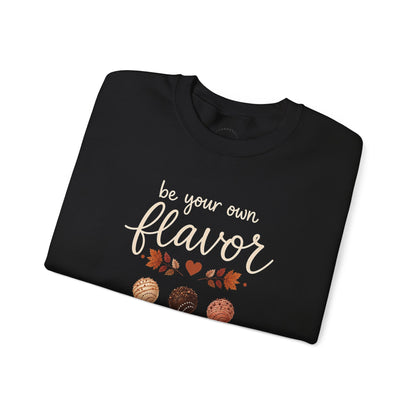 Playful Sweatshirt — "Be Your Own Flavor" Cake Pop Graphic