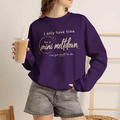 Cozy Sweatshirt — 'Mini Meltdown'