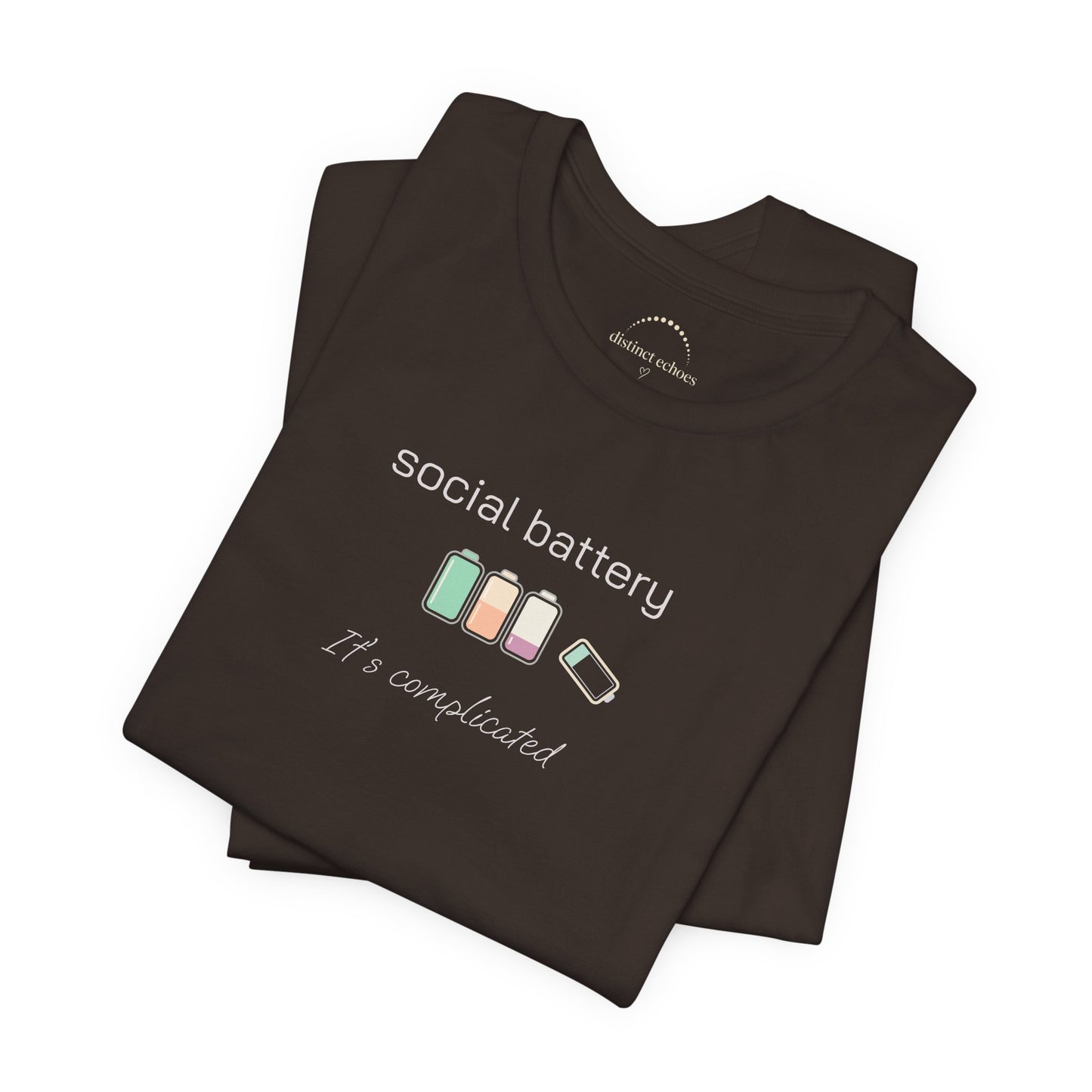 Social Battery Tee – “Social Battery” Low Charge Graphic T‑Shirt