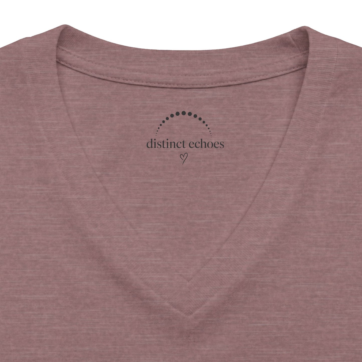 Spook-ish V‑Neck Tee — "Caffeinated & Mildly Haunted" Halloween Coffee Shirt