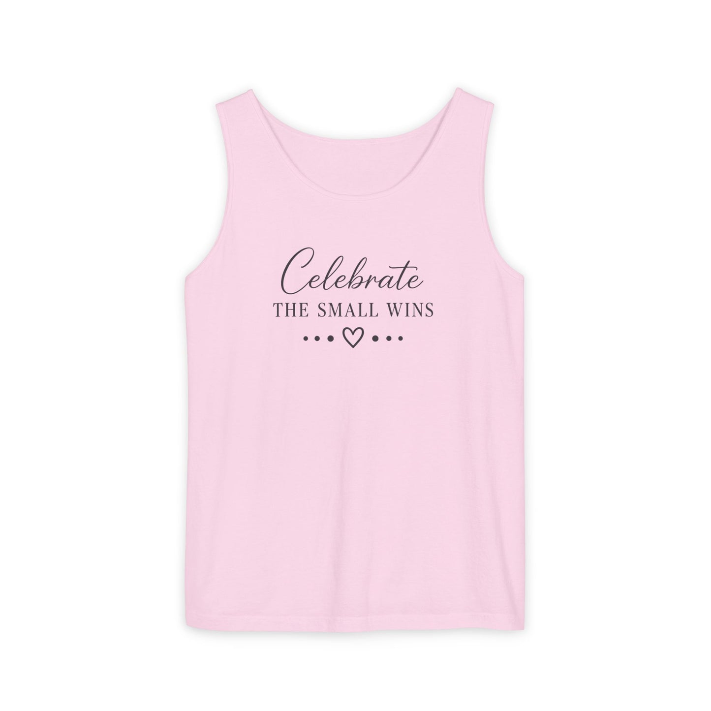 Celebrate the Small Wins Tank Top — Inspirational Graphic Tank