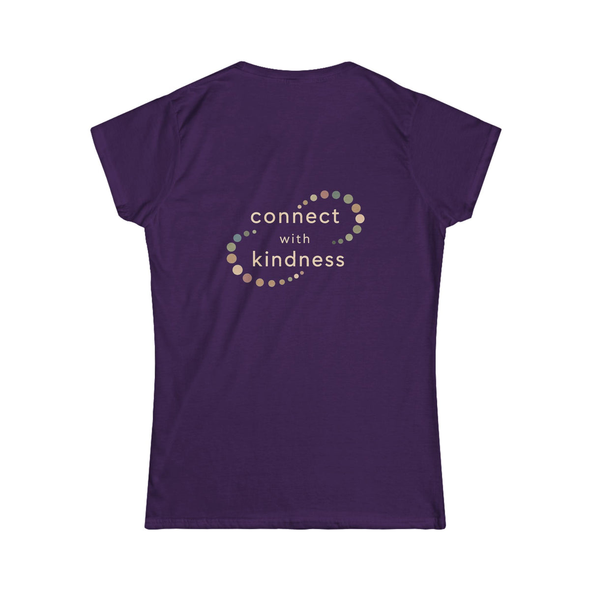 "Connect with Kindness" - Women's Softstyle Layering Tee