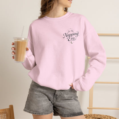 Napping Era Crewneck Sweatshirt — Cozy Sleep Lover Pullover