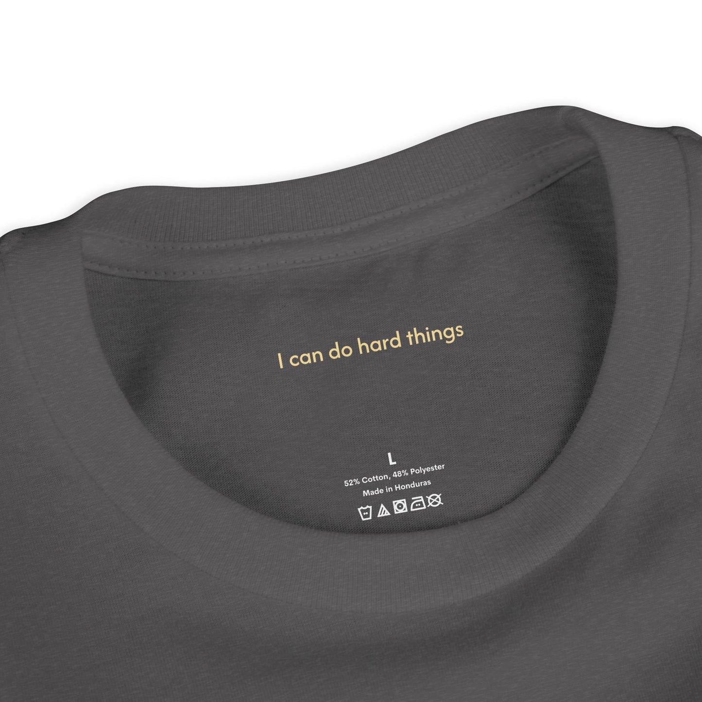 Youth Tee — "I Am Brave Today" Hedgehog Inspirational Kids Shirt