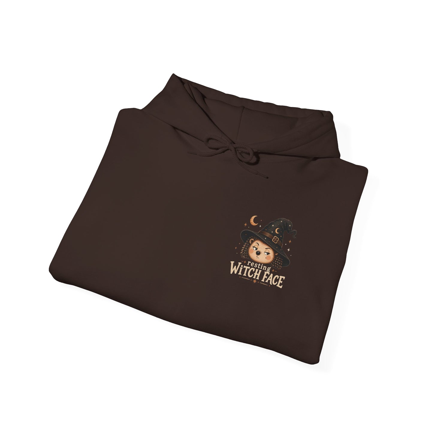 Halloween Hoodie - "Resting Witch Face" Funny Fall Graphic Comfort