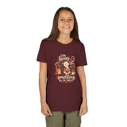 Fall Youth Tee — I'm Busy Smelling all the Smells