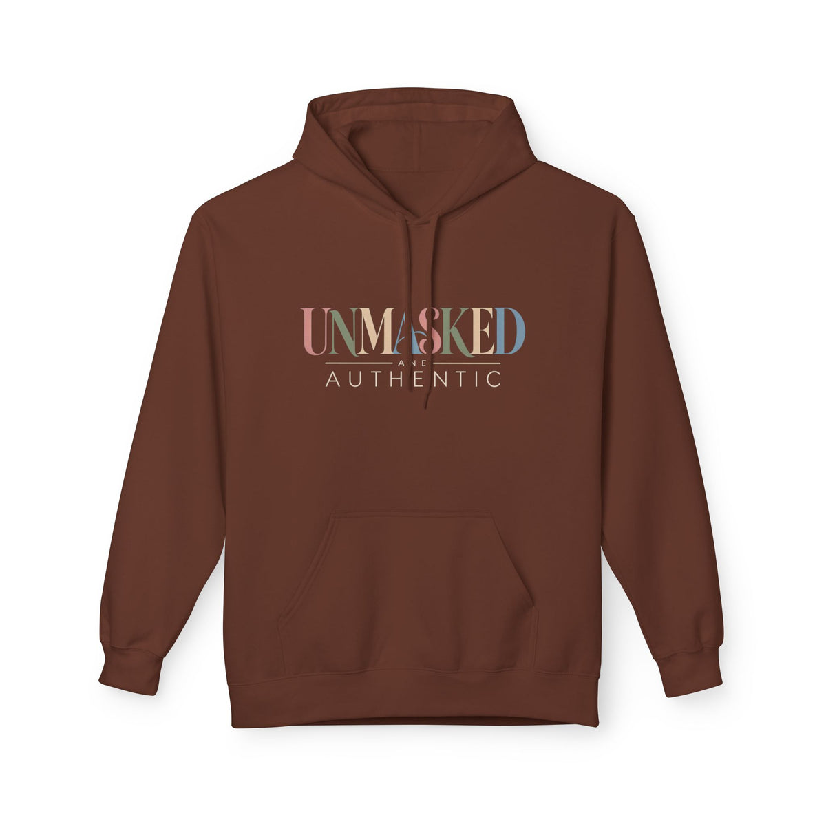 UNMASKED Hoodie — Midweight Unisex Fleece Pullover