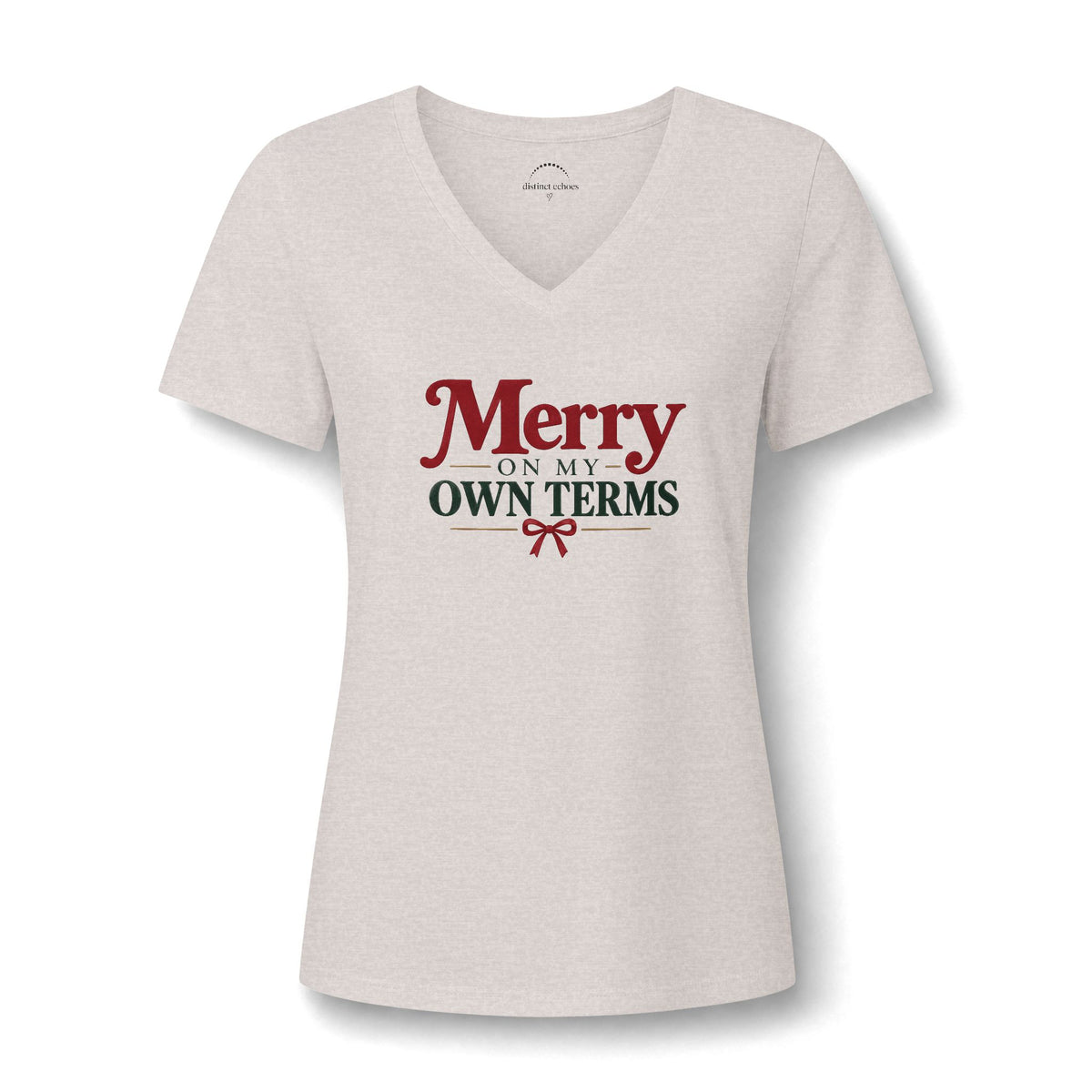 Merry On My Own Terms - Women's V-Neck T-Shirt, S - 2XL