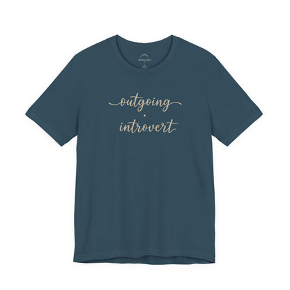 Outgoing Introvert T-Shirt — Fun Introvert Graphic Tee