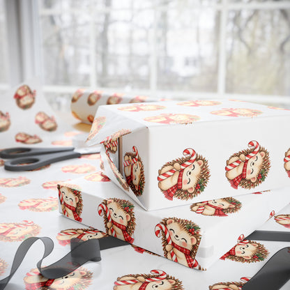 Christmas Wrapping Paper – Candycane Hugs Pattern 30" X 36"