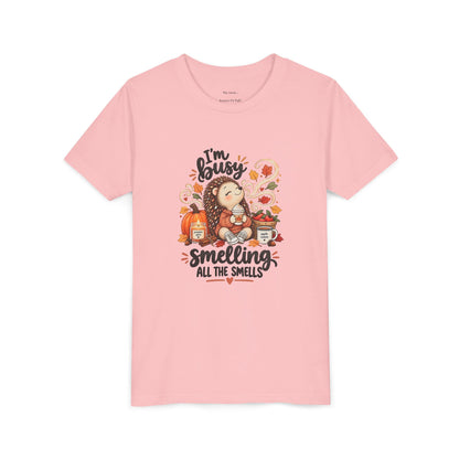 Fall Youth Tee — I'm Busy Smelling all the Smells