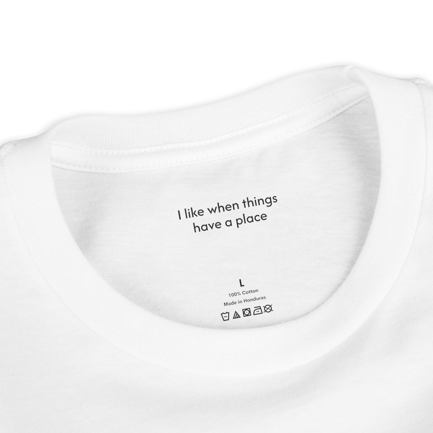 Youth Tee — "Putting Things in Order Helps Me Feel Calm" Cute Hedgehog Kids Shirt