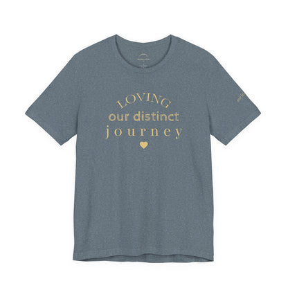 Loving Our Distinct Journey Tee - Neurodiverse Family Life
