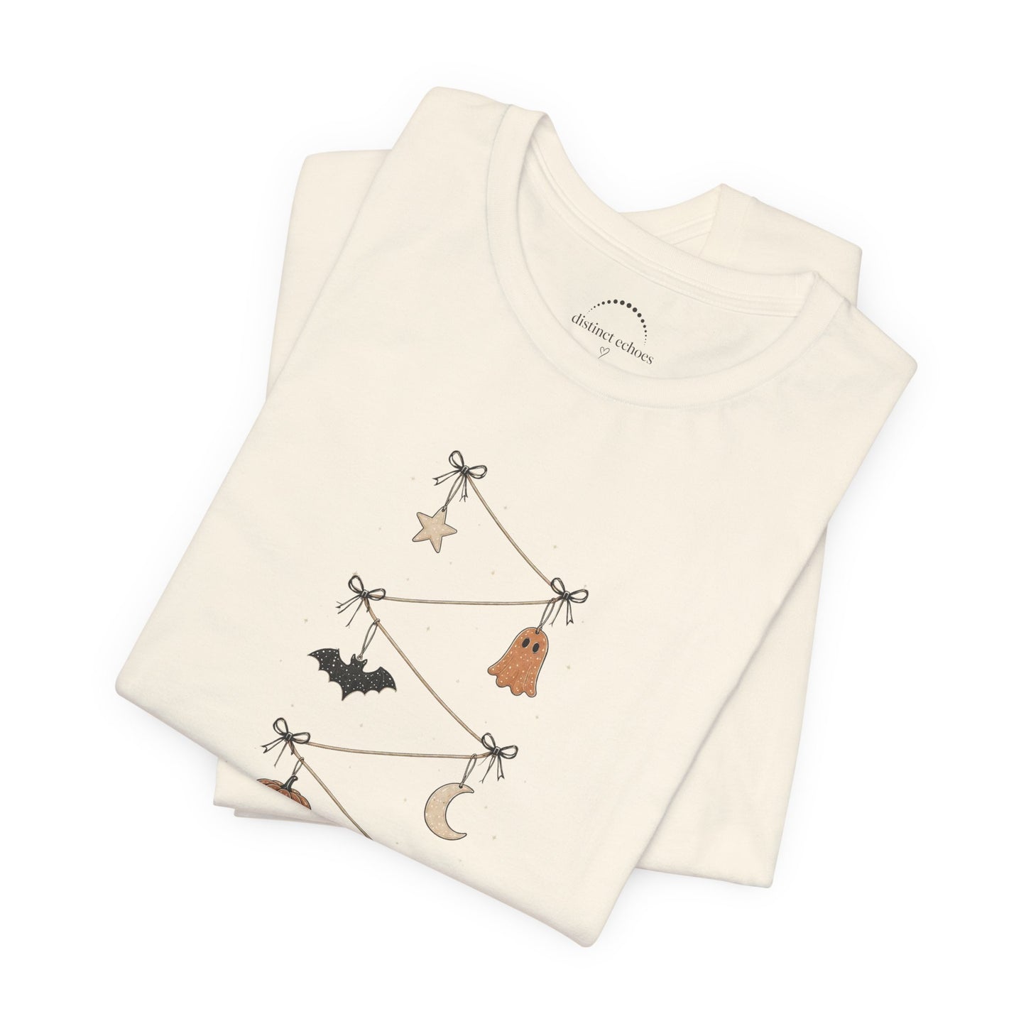 Halloween Garland Tee — Mini Charms Elevated Graphic T-Shirt