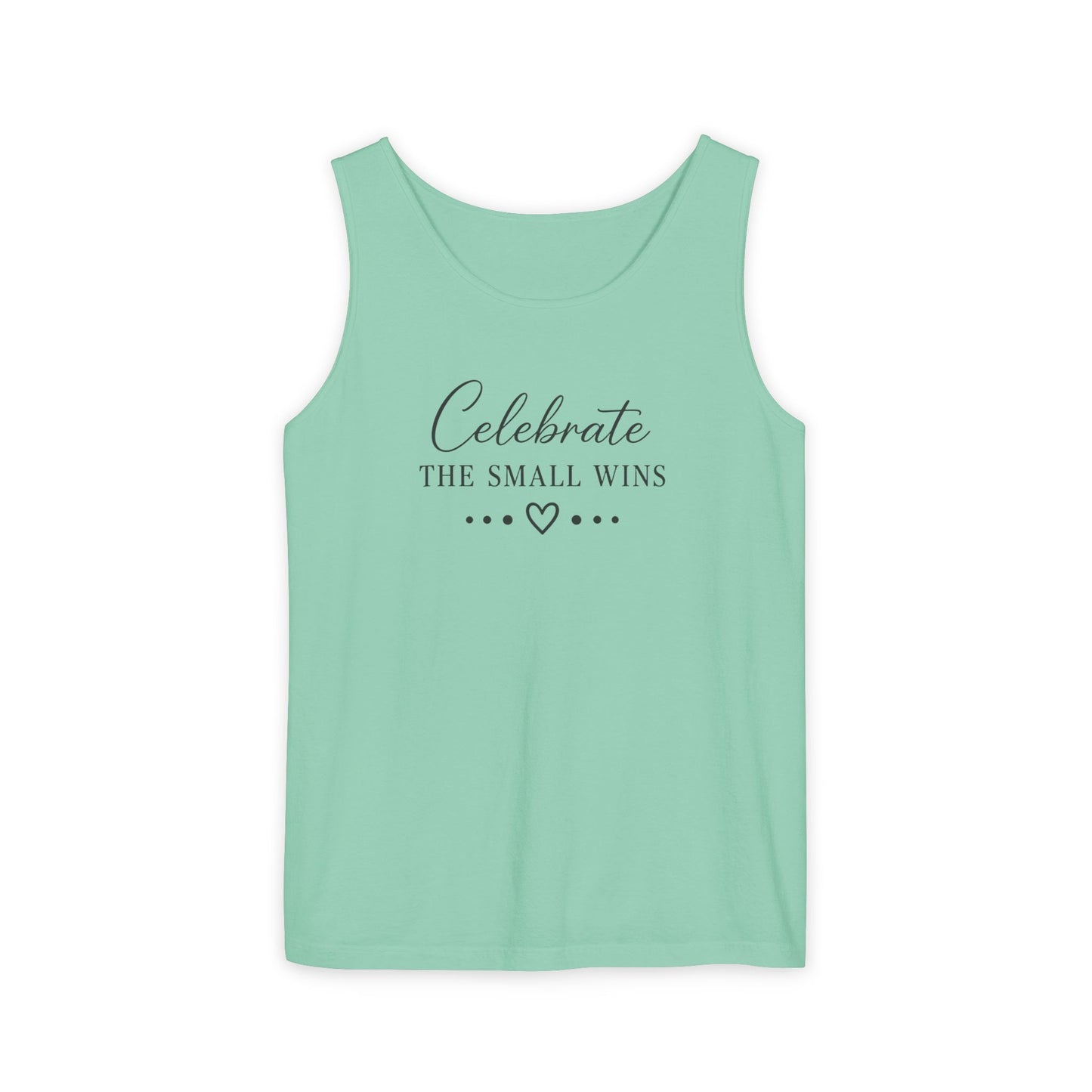 Celebrate the Small Wins Tank Top — Inspirational Graphic Tank